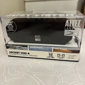 Altec Lansing Black Jacket H2O 4 Rugged Bluetooth Speaker
